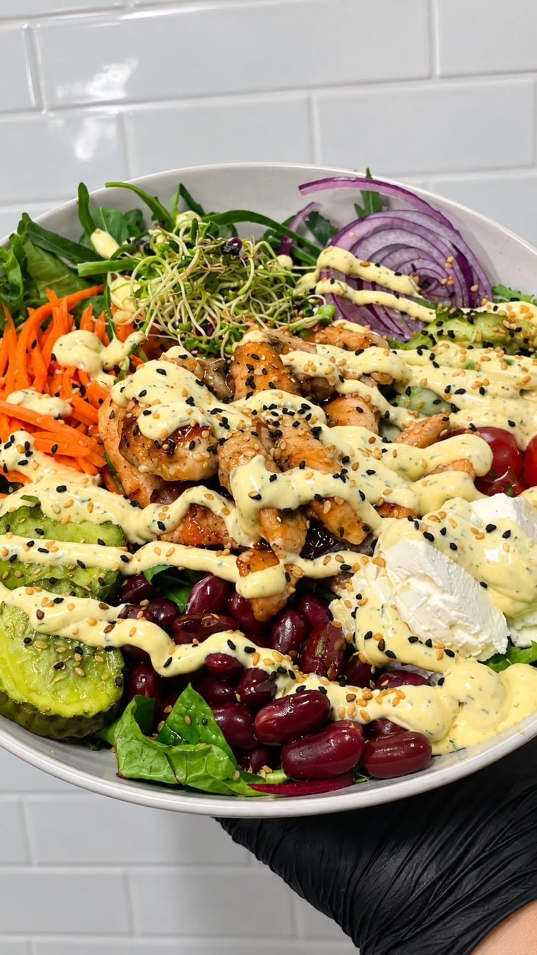 Maaltijdsalade Gegrilde kip