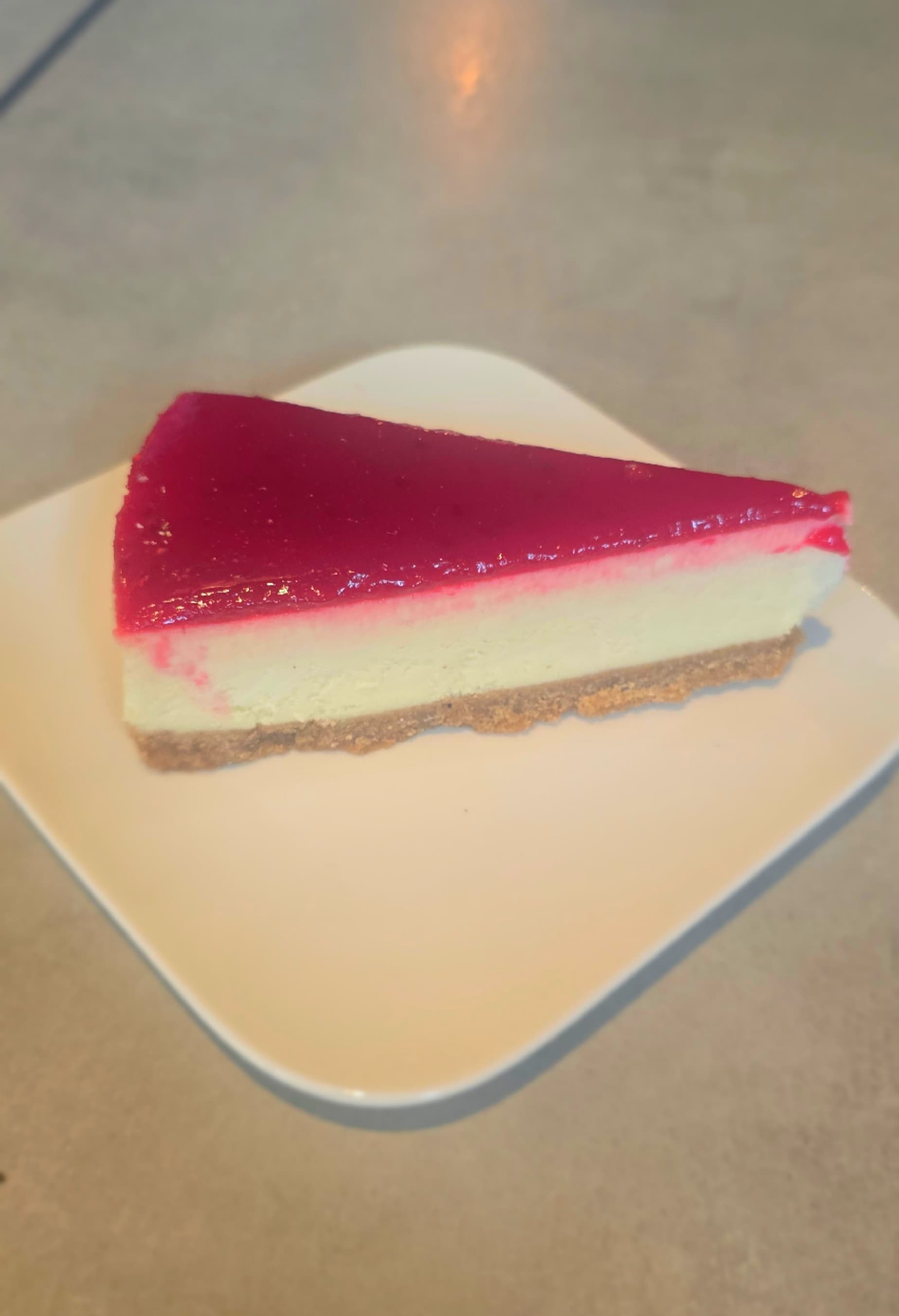 Cheesecake framboos